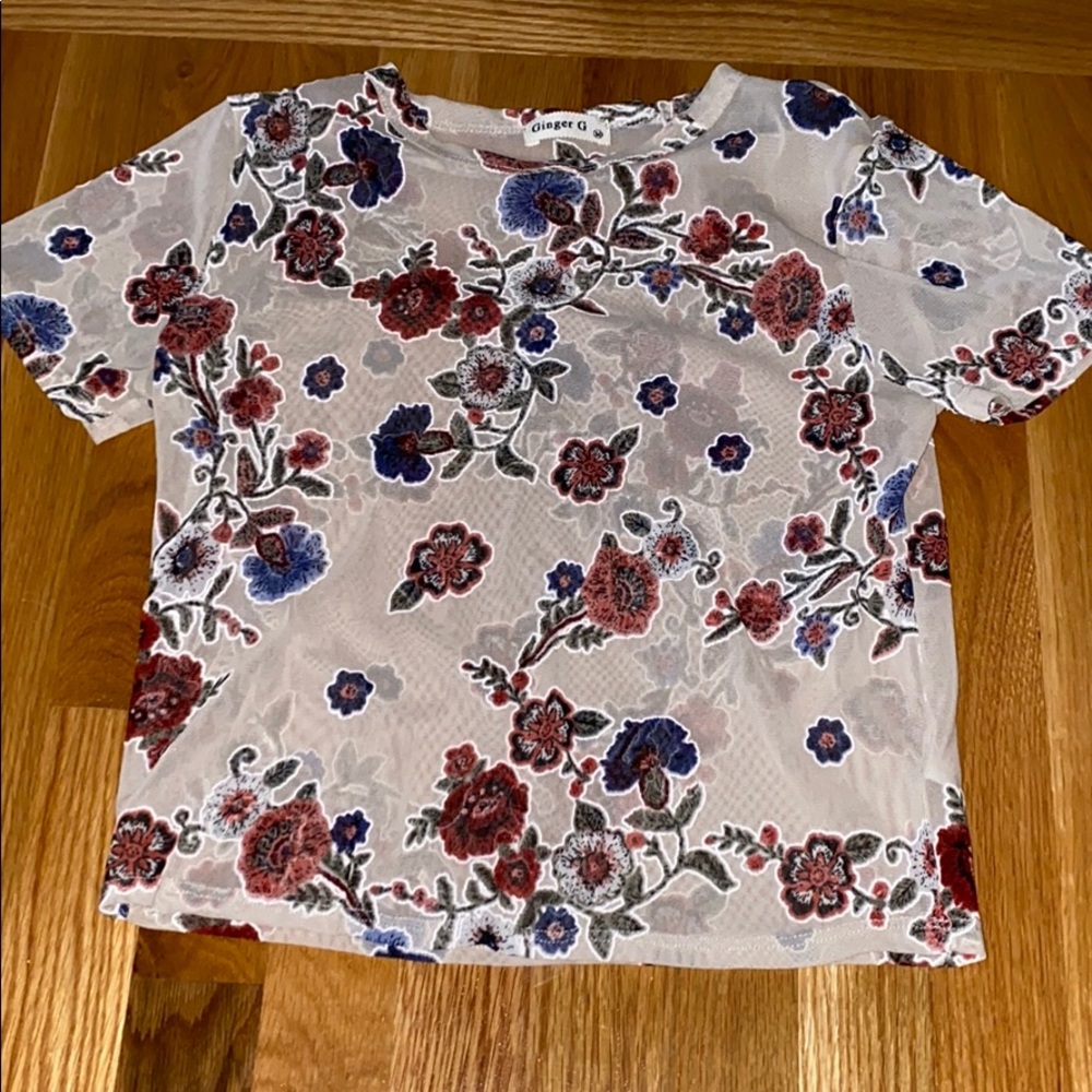 Ginger G Flower Top